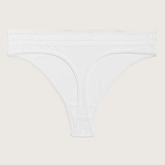 Additionelle Lace & Cotton Thong Plus sz 4X - Picture 1 of 3